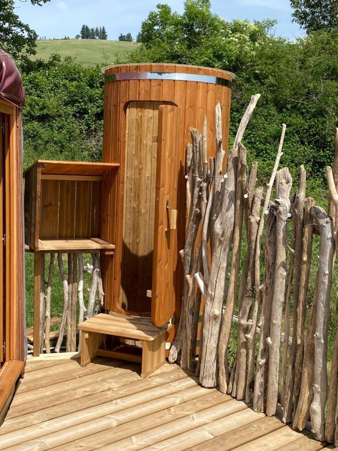 Yourte 2-4 Personnes Avec Spa Saint-Laurent-de-Levezou Ngoại thất bức ảnh